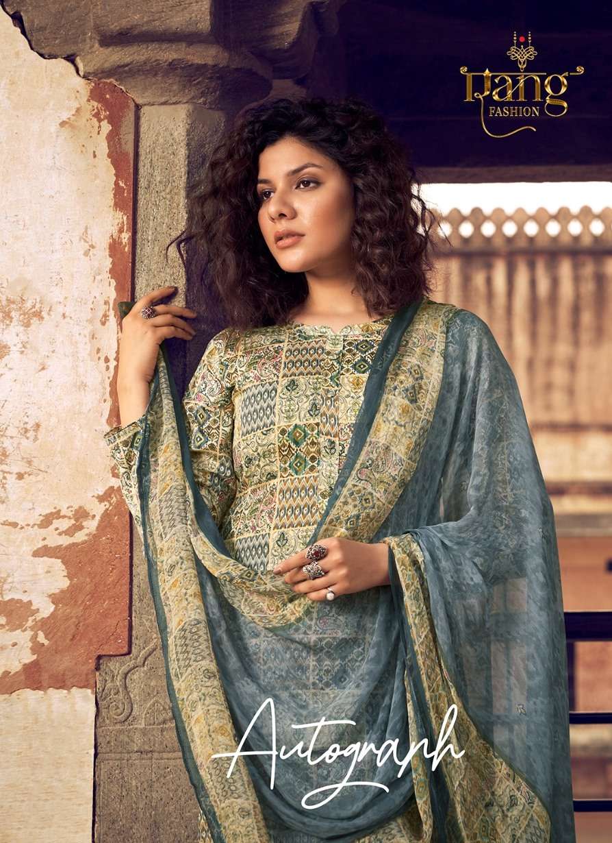 AUTOGRAPH BY RANG FASHION 1131 TO 1138 SERIES BEAUTIFUL STYLISH SUITS FANCY COLORFUL CASUAL WEAR & ETHNIC WEAR & READY TO WEAR JAM COTTON PRINT DRESSES AT WHOLESALE PRICE