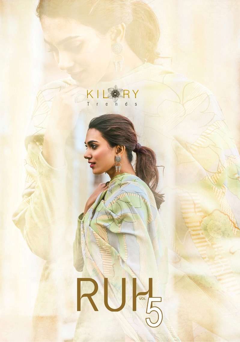 Ruh Vol-5 By Kilory 591 To 598 Series Beautiful Festive Suits Colorful Stylish Fancy Casual Wear & Ethnic Wear Pure Jam Cotton Dresses At Wholesale Price