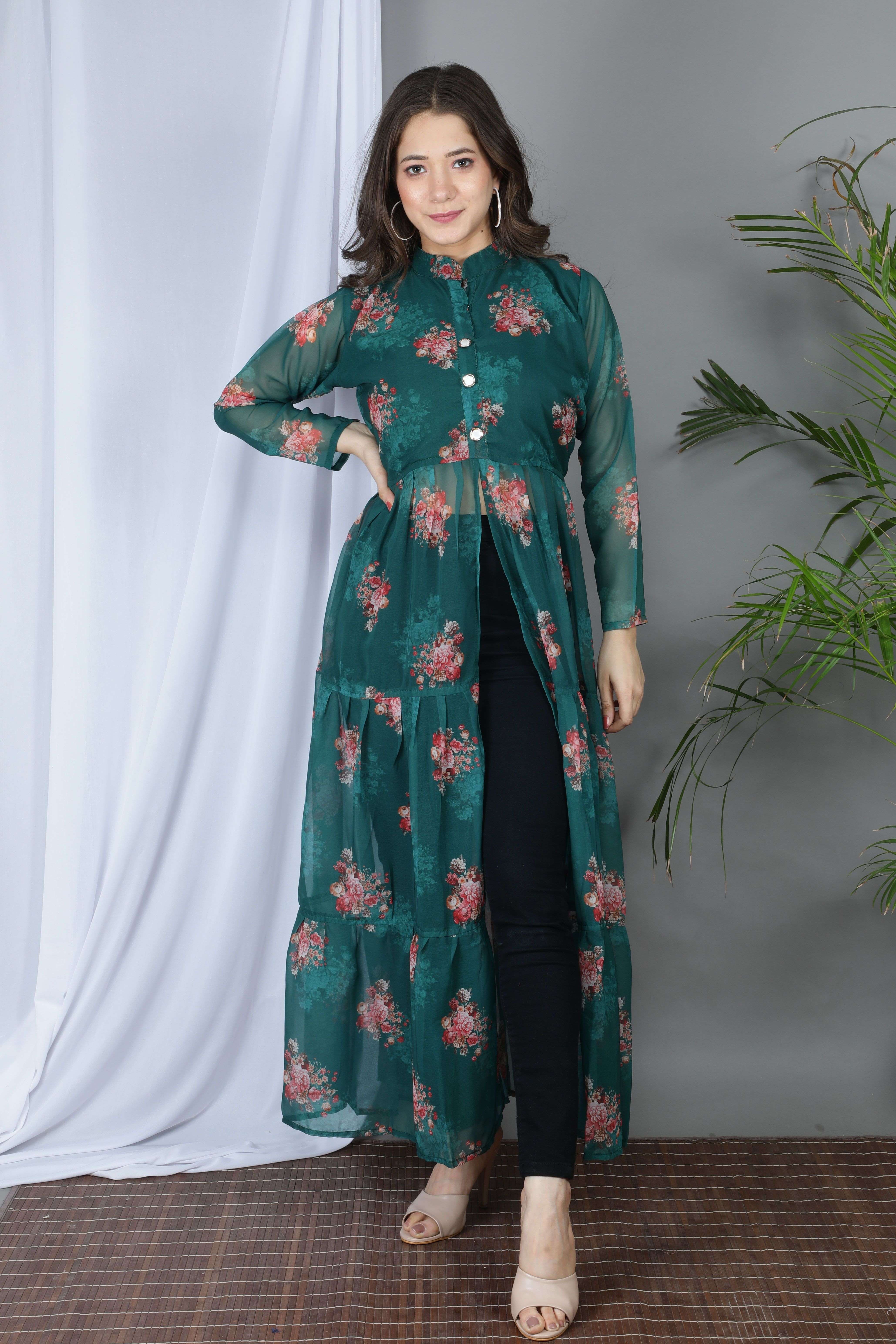 1243 BY FASHID WHOLESALE BEAUTIFUL STYLISH FANCY COLORFUL CASUAL WEAR   ETHNIC WEAR FANCY GOWNS AT