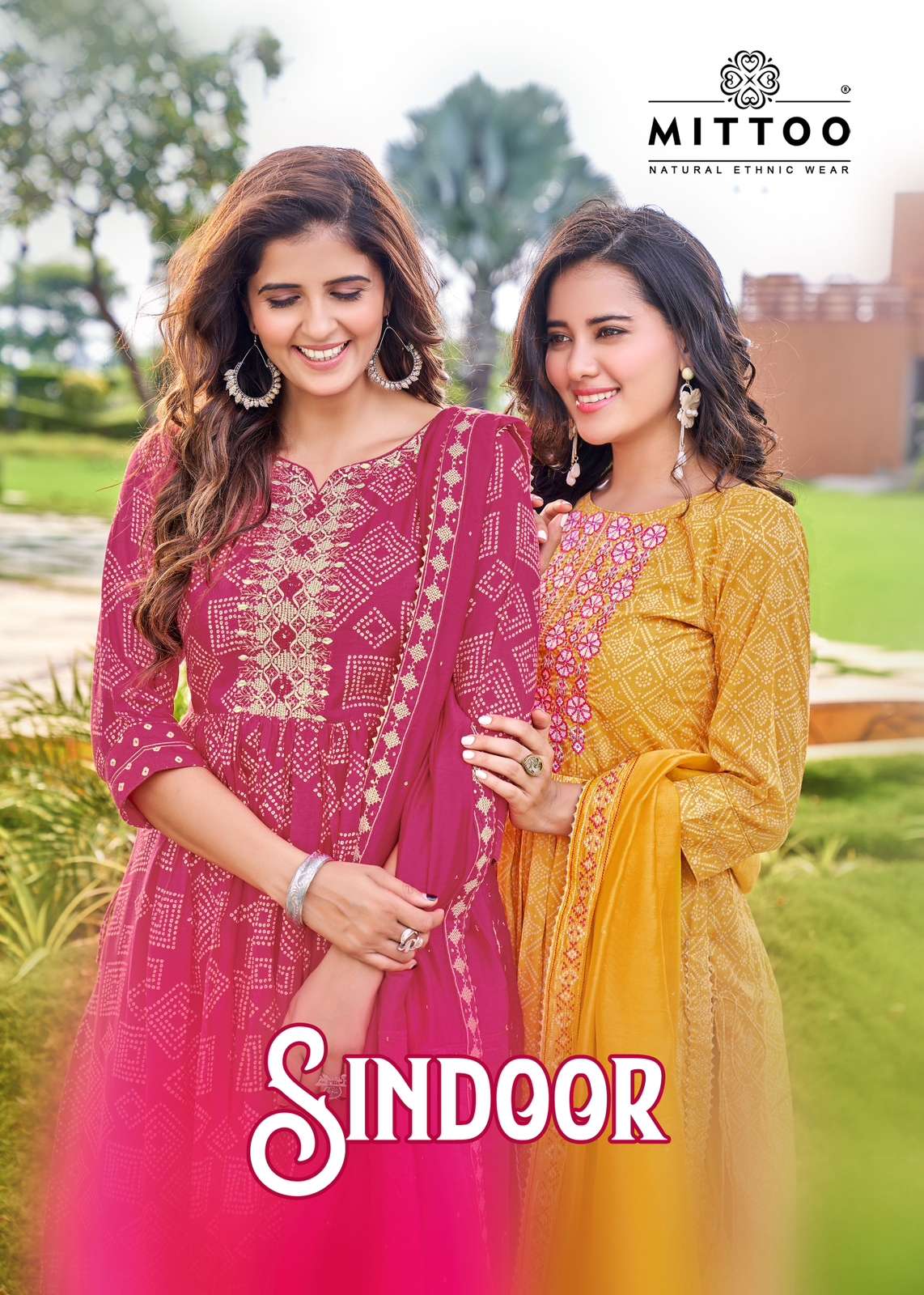Sindoor By Mittoo 1001 To 1004 Series Beautiful Stylish Suits Fancy Colorful Casual Wear & Ethnic Wear & Ready To Wear Viscose Chanderi Dresses At Wholesale Price