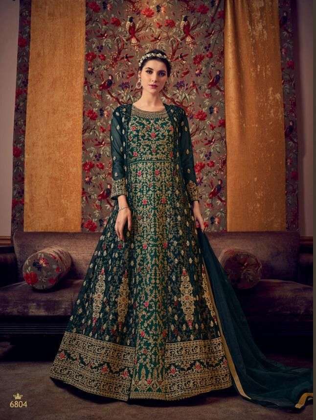 Swagat Hit Design 6804 By Swagat Beautiful Anarkali Suits Colorful Stylish Fancy Casual Wear & Ethnic Wear Fancy Embroidered Dresses At Wholesale Price
