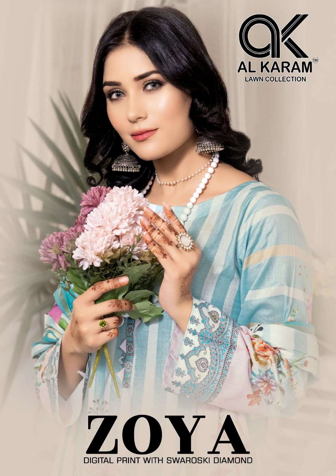 ZOYA BY AL KARAM LAWN COLLECTION 1001 TO 1006 SERIES DESIGNER FESTIVE SUITS BEAUTIFUL FANCY