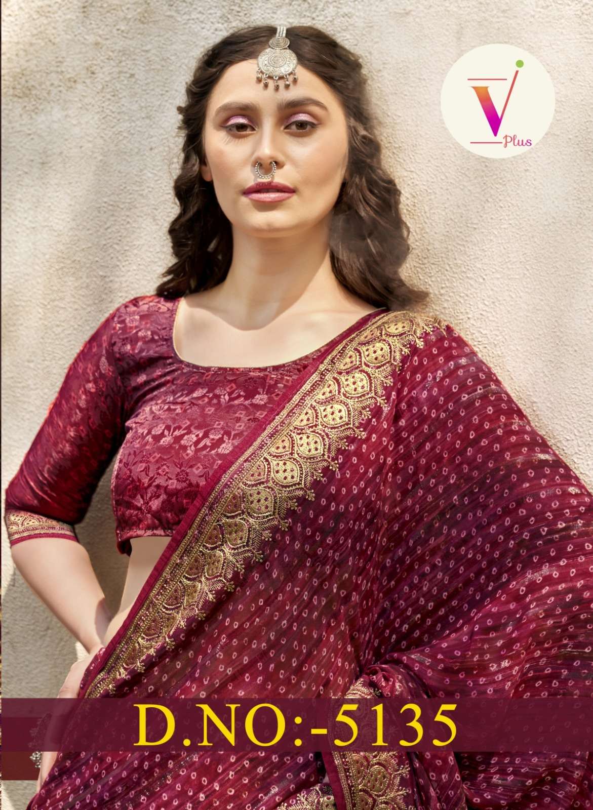 5135 By V Plus 18891 To 18894 Series Indian Traditional Wear Collection Beautiful Stylish Fancy Colorful Party Wear & Occasional Wear Georgette Print Sarees At Wholesale Price
