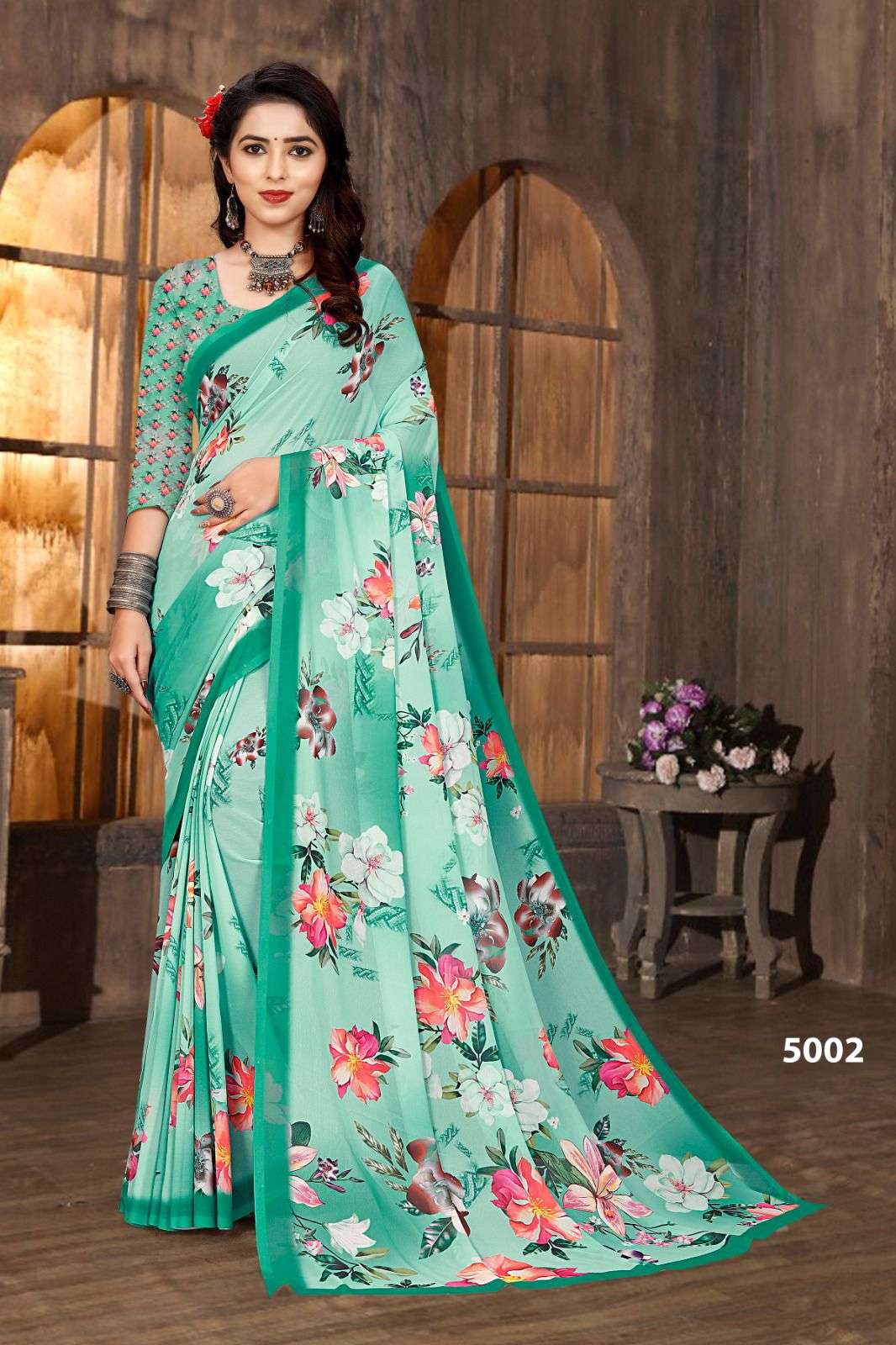 Mugda Digital By Mintorsi 5001 To 5008 Series Indian Traditional Wear Collection Beautiful Stylish Fancy Colorful Party Wear & Occasional Wear Soft Weightless Sarees At Wholesale Price