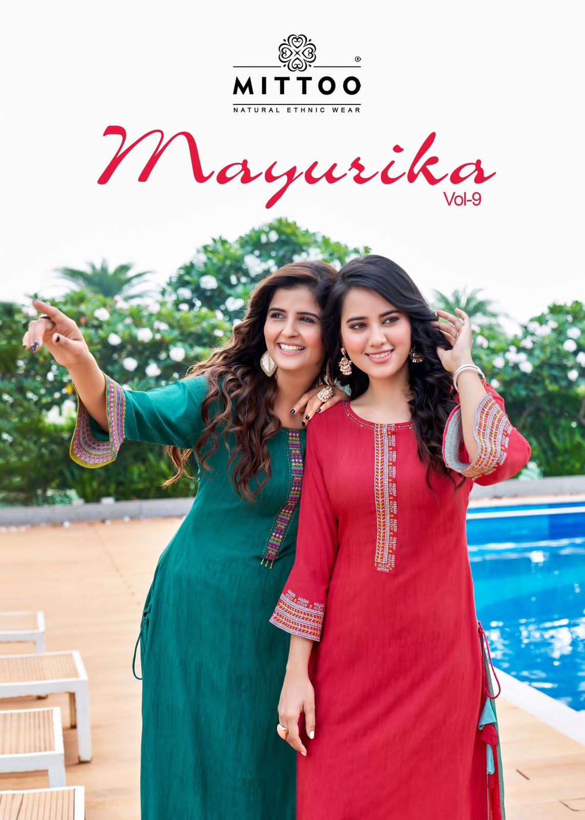 Mayurika Vol-9 By Mittoo 4452 To 4457 Beautiful Stylish Fancy Colorful Casual Wear & Ethnic Wear Rayon Embroidered Kurtis At Wholesale Price