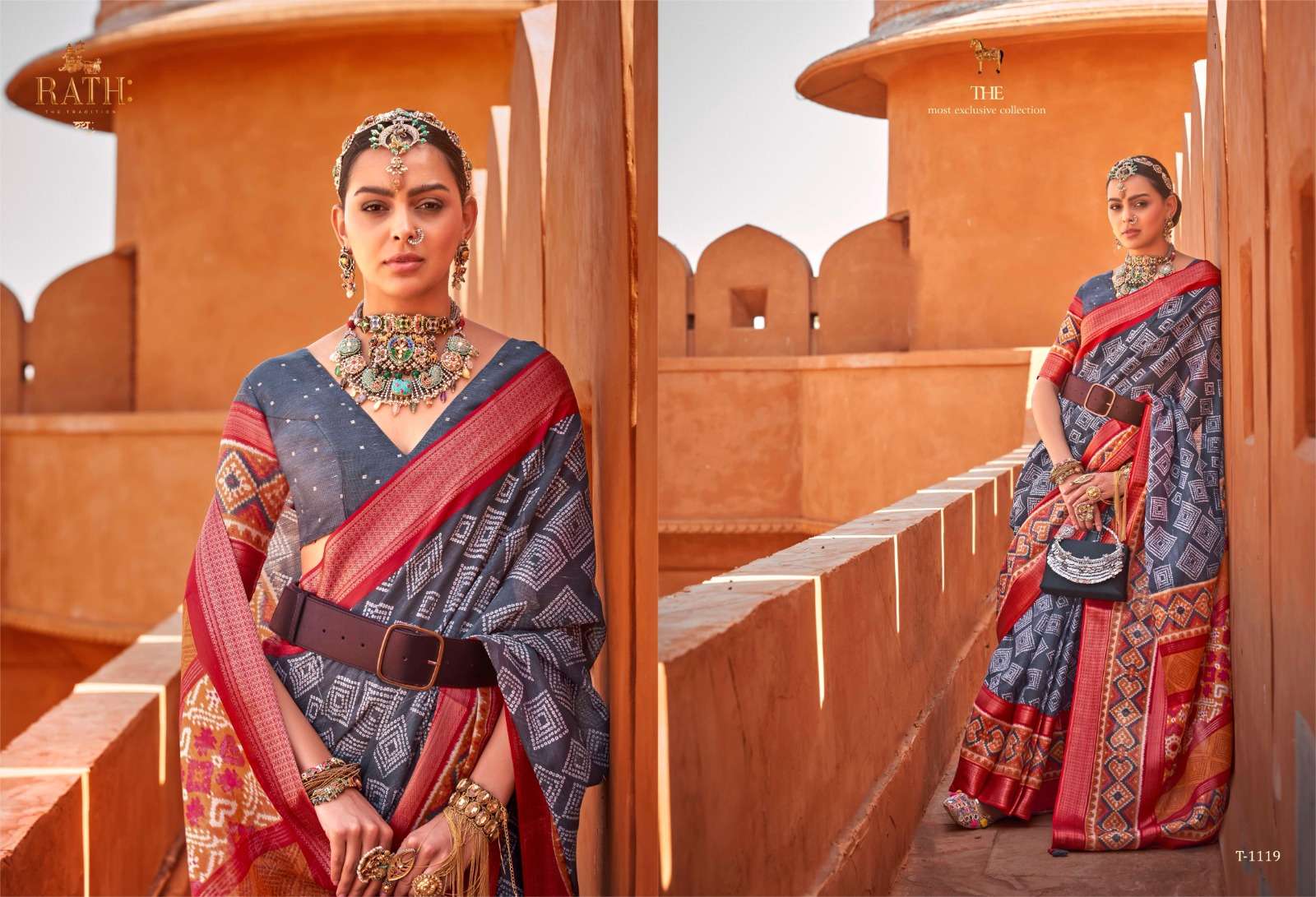 Mrugnayani By Rath 1118 To 1129 Series Indian Traditional Wear Collection Beautiful Stylish Fancy Colorful Party Wear & Occasional Wear Patola Silk Sarees At Wholesale Price