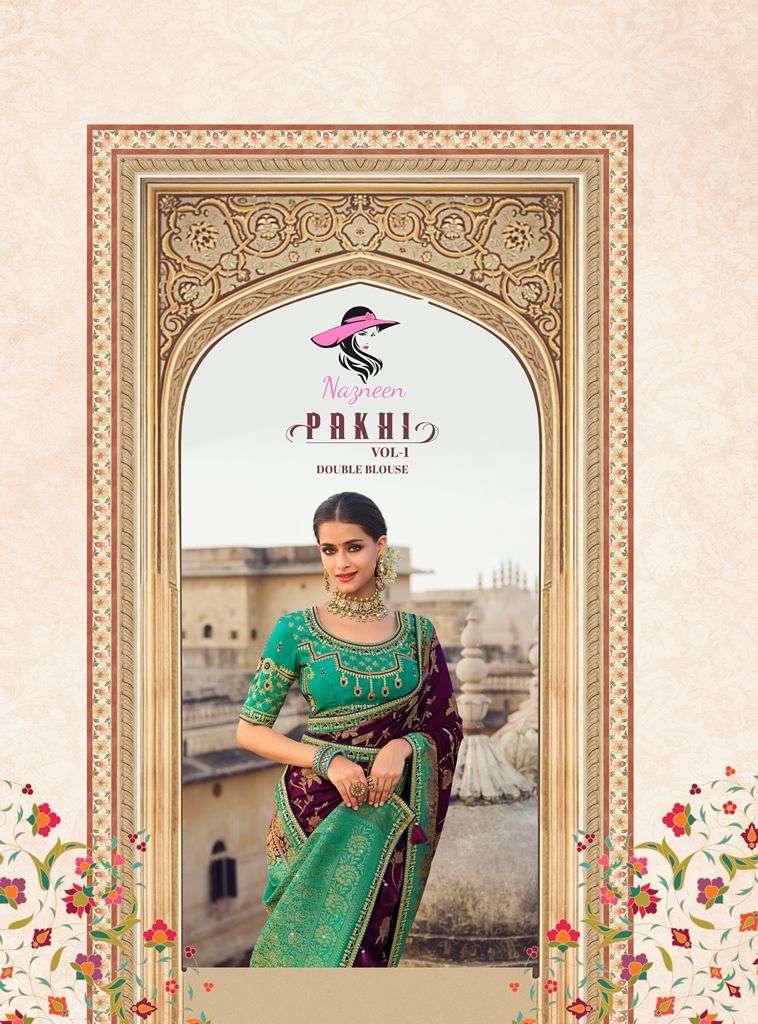 Pakhi Vol-1 By Nazneen 4329 To 4341 Series Indian Traditional Wear Collection Beautiful Stylish Fancy Colorful Party Wear & Occasional Wear Fancy Sarees At Wholesale Price