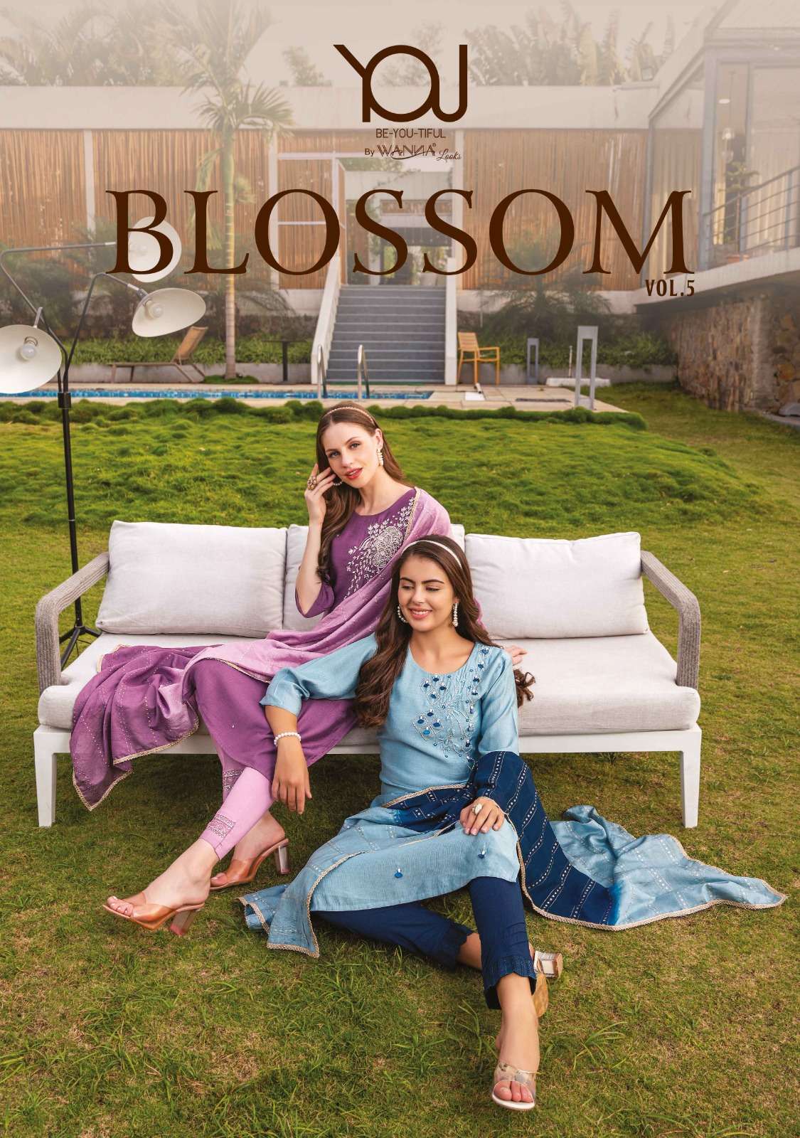 Blossom Vol-5 By You 501 To 506 Series Designer Suits Collection Beautiful Stylish Colorful Fancy Party Wear & Occasional Wear Pure Viscose Rayon Print Dresses At Wholesale Price
