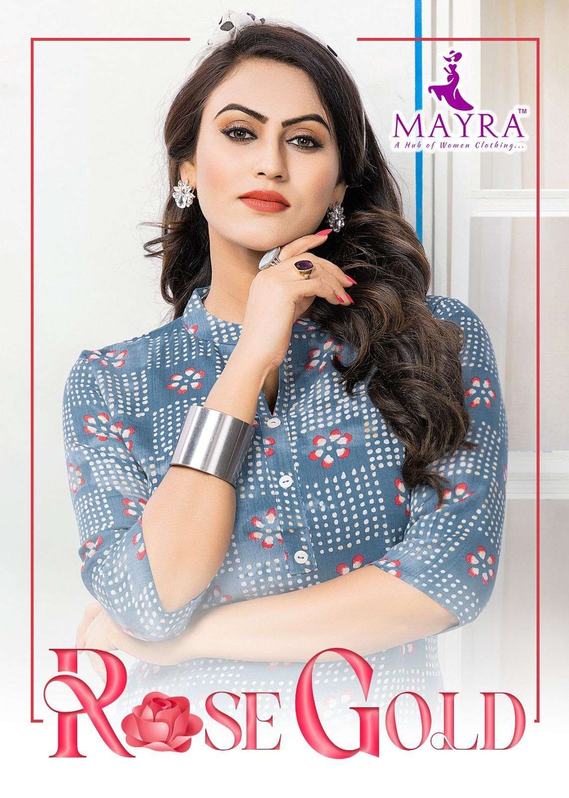 Rose Gold By Mayra 80171 To 80176 Series Designer Stylish Fancy Colorful Beautiful Party Wear & Ethnic Wear Collection Pure Cambric Cotton Kurtis At Wholesale Price