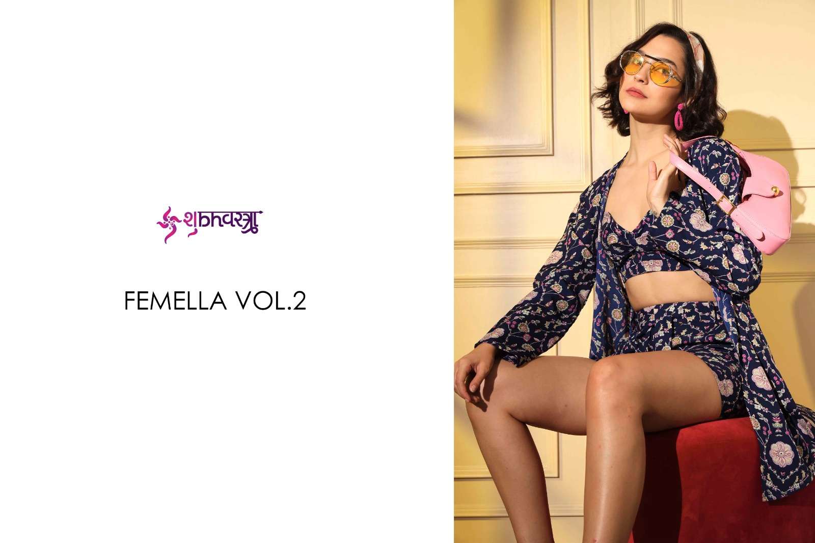 Femella Vol-2 By Shubhkala 5621 To 5625 Series Designer Stylish Fancy Colorful Beautiful Party Wear & Ethnic Wear Collection Premium Crepe Tops With Bottom At Wholesale Price