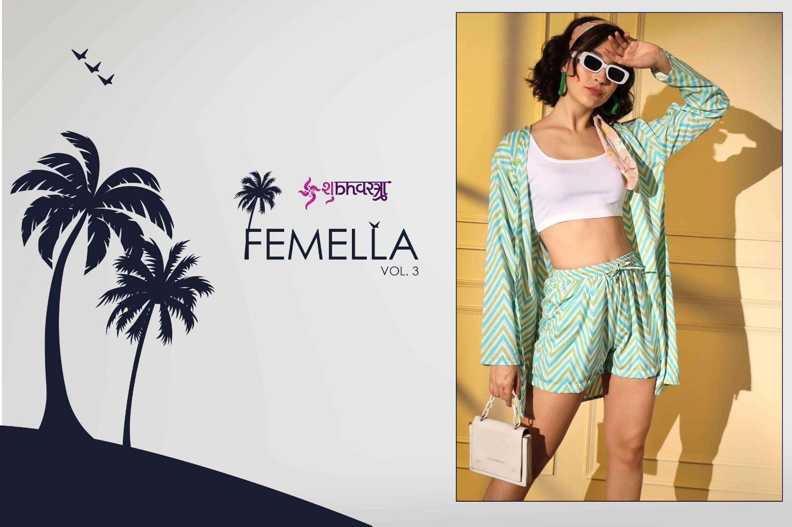 Femella Vol-3 By Shubhkala 5631 To 5634 Series Beautiful Stylish Fancy Colorful Ready To Wear & Casual Wear Crepe Shrug With Shorts At Wholesale Price