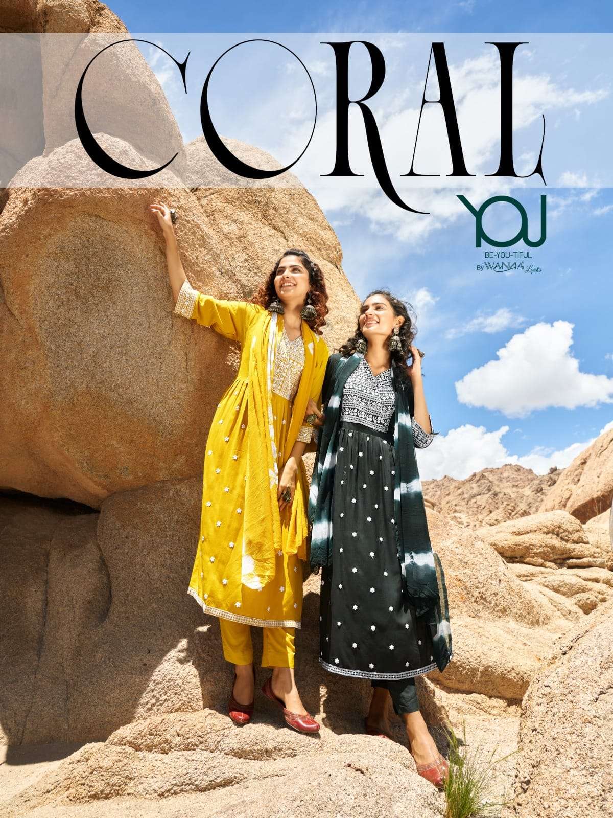 Coral By You 2001 To 2006 Series Beautiful Suits Colorful Stylish Fancy Casual Wear & Ethnic Wear Heavy Rayon Slub Dresses At Wholesale Price
