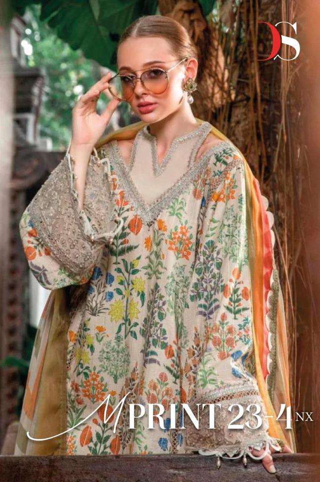 Mprint-23 Vol-4 Nx By Deepsy Suits Beautiful Pakistani Suits Colorful Stylish Fancy Casual Wear & Ethnic Wear Pure Cotton Print Dresses At Wholesale Price