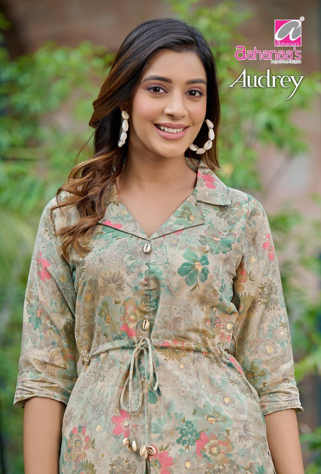 Audrey By Aahanaas 101 To 104 Series Designer Stylish Fancy Colorful Beautiful Party Wear & Ethnic Wear Collection Modal Print Tops With Bottom At Wholesale Price