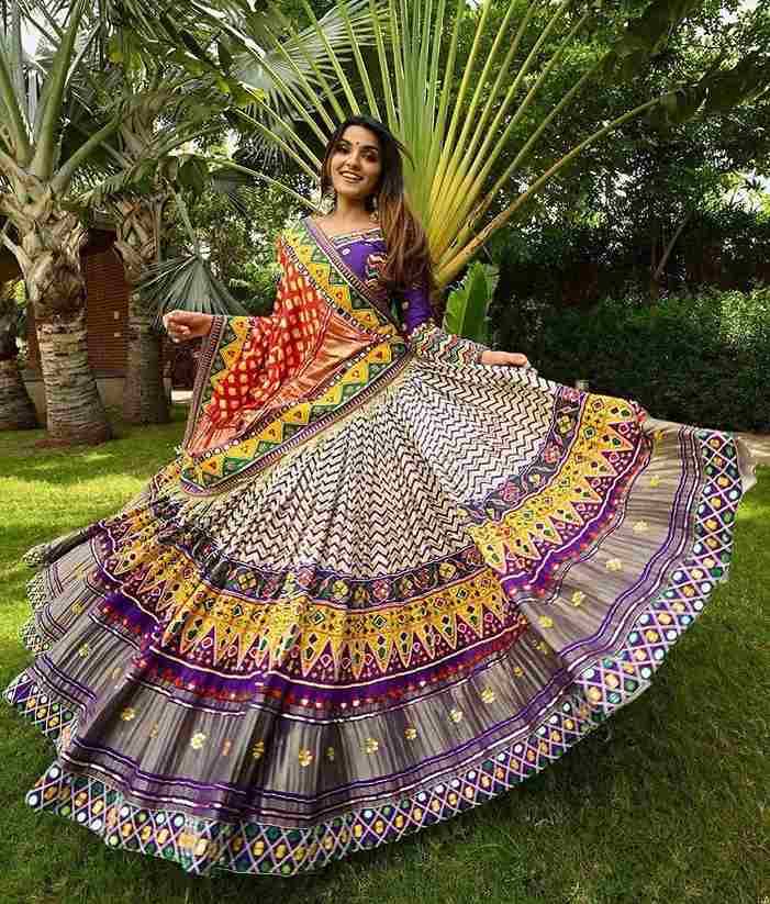 G-7078 BY FASHID WHOLESALE NAVRATRI WEAR COLLECTION BEAUTIFUL STYLISH  COLORFUL FANCY PARTY WEAR & OCCASIONAL