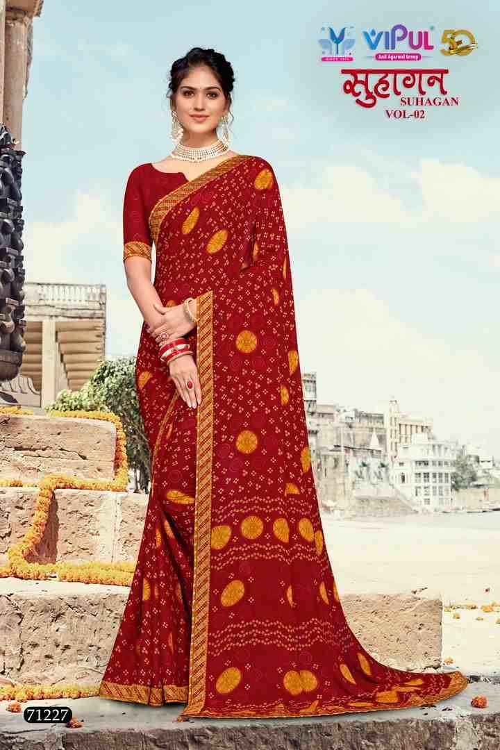 Suhagan Vol 2 By Vipul Fashion 71226 To 71237 Series Indian Traditional