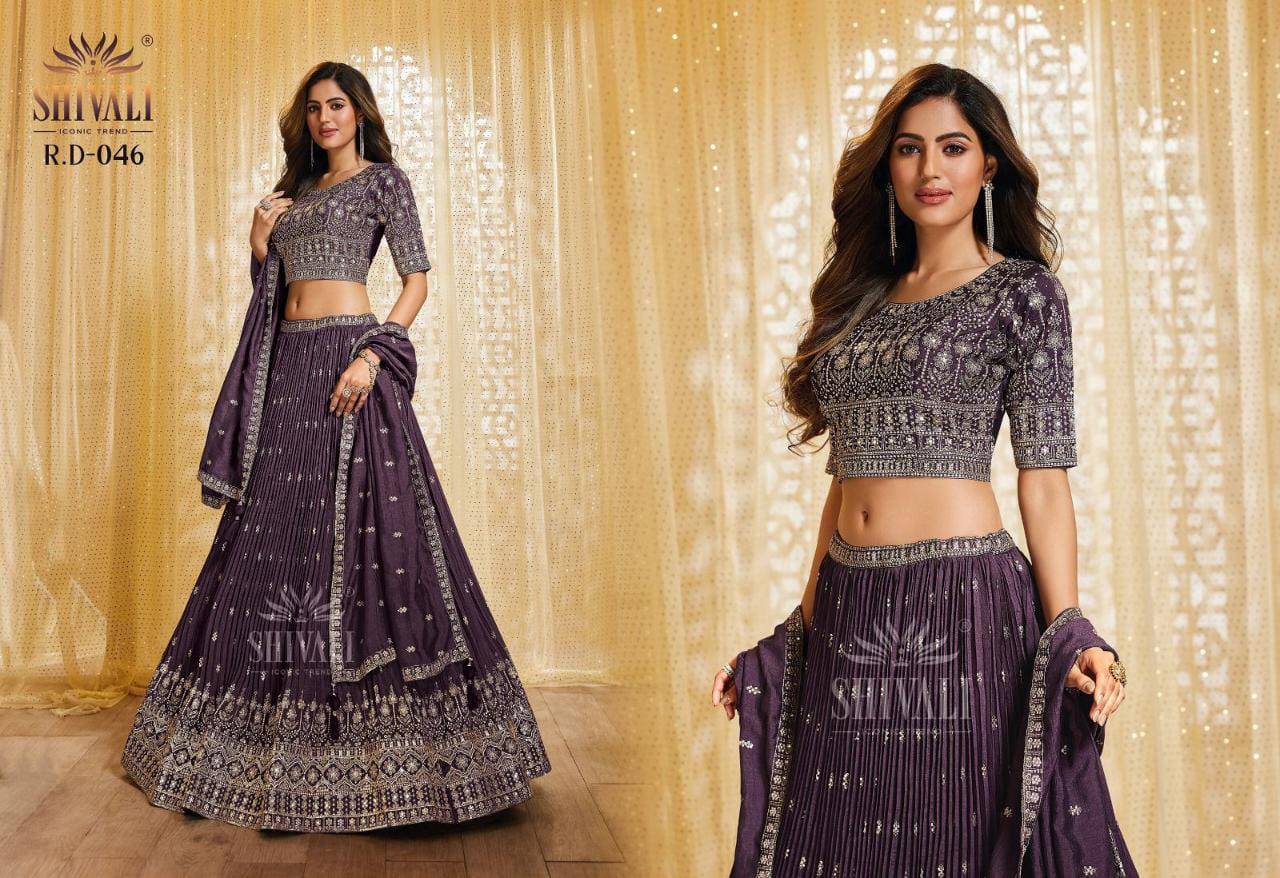 Shivali Hit Design 046 By Shivali Indian Traditional Wear Collection Beautiful Stylish Fancy Colorful Party Wear & Occasional Wear Fancy Lehenga At Wholesale Price