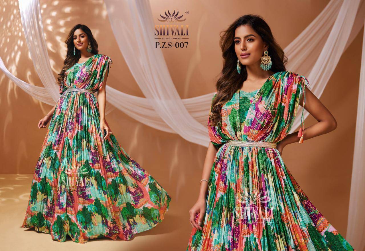 Shivali Hit Design 007 By Shivali Beautiful Stylish Fancy Colorful Casual Wear & Ethnic Wear Fancy Gowns At Wholesale Price