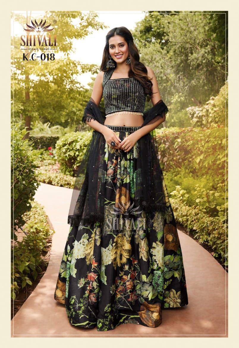 Shivali Hit Design KC-018 By Shivali Indian Traditional Wear Collection Beautiful Stylish Fancy Colorful Party Wear & Occasional Wear Fancy Lehenga At Wholesale Price