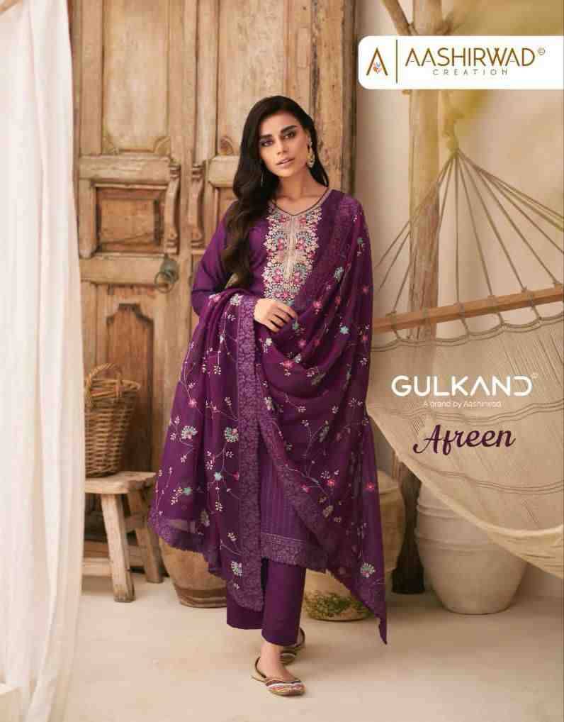 Afreen By Aashirwad Creation 9786 To 9790 Series Beautiful Festive Suits Stylish Fancy Colorful Party Wear & Occasional Wear Dola Silk Dresses At Wholesale Price