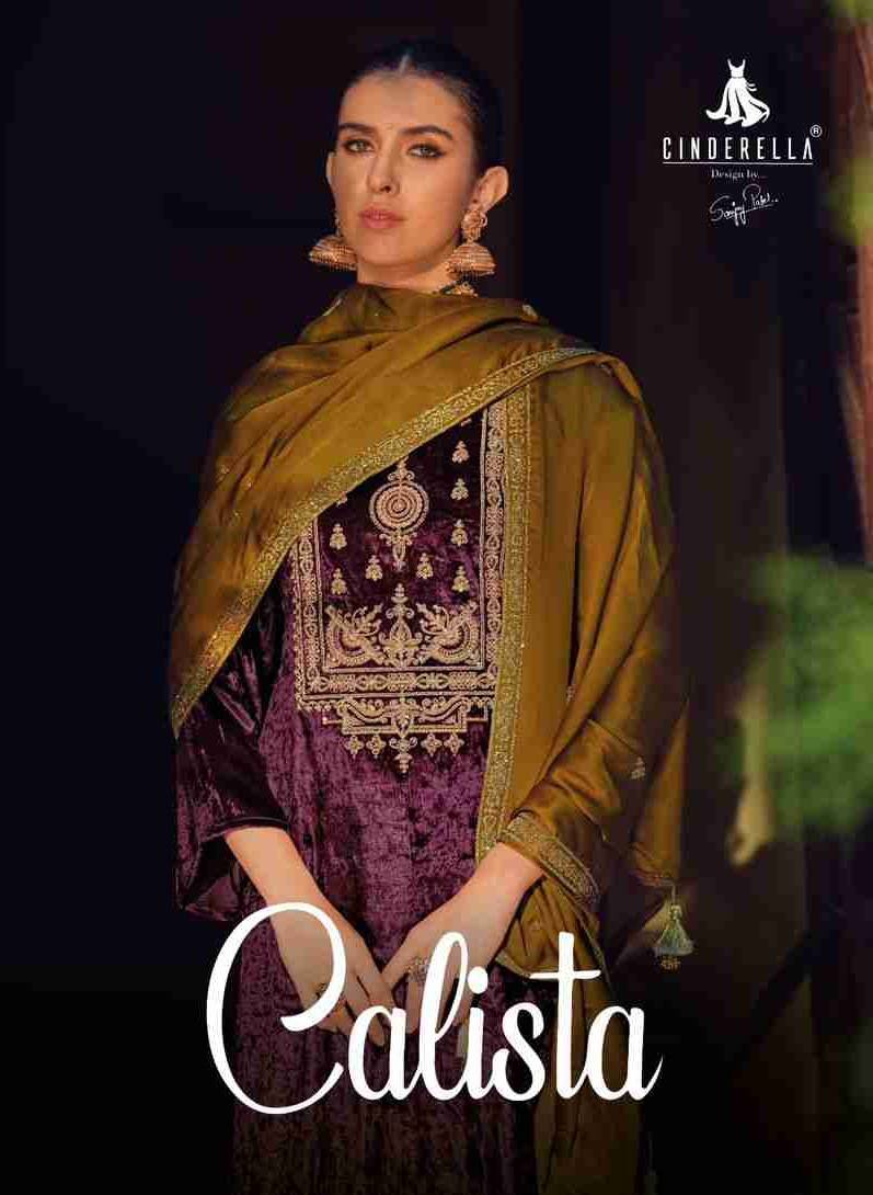 Calista By Cinderella 10461 To 10468 Series Beautiful Stylish Festive Suits Fancy Colorful Casual Wear & Ethnic Wear & Ready To Wear Pure Viscose Velvet Dresses At Wholesale Price