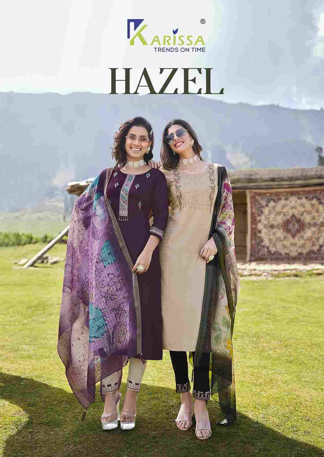 Hazel By Karissa 2001 To 2006 Series Beautiful Stylish Festive Suits Fancy Colorful Casual Wear & Ethnic Wear & Ready To Wear Pure Cotton With Embroidery Dresses At Wholesale Price