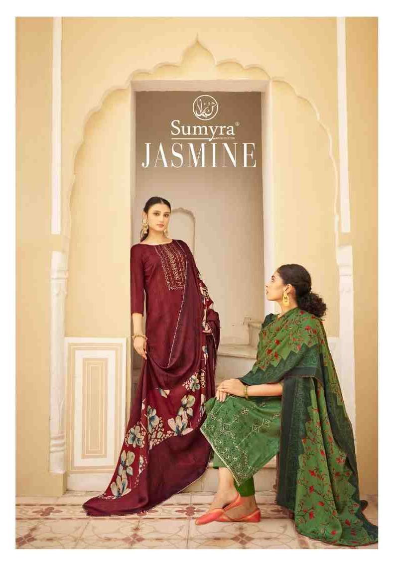Jasmine By Radhika Fashion 75001 To 75006 Series Beautiful Festive Suits Colorful Stylish Fancy Casual Wear & Ethnic Wear Pure Pashmina Print Dresses At Wholesale Price