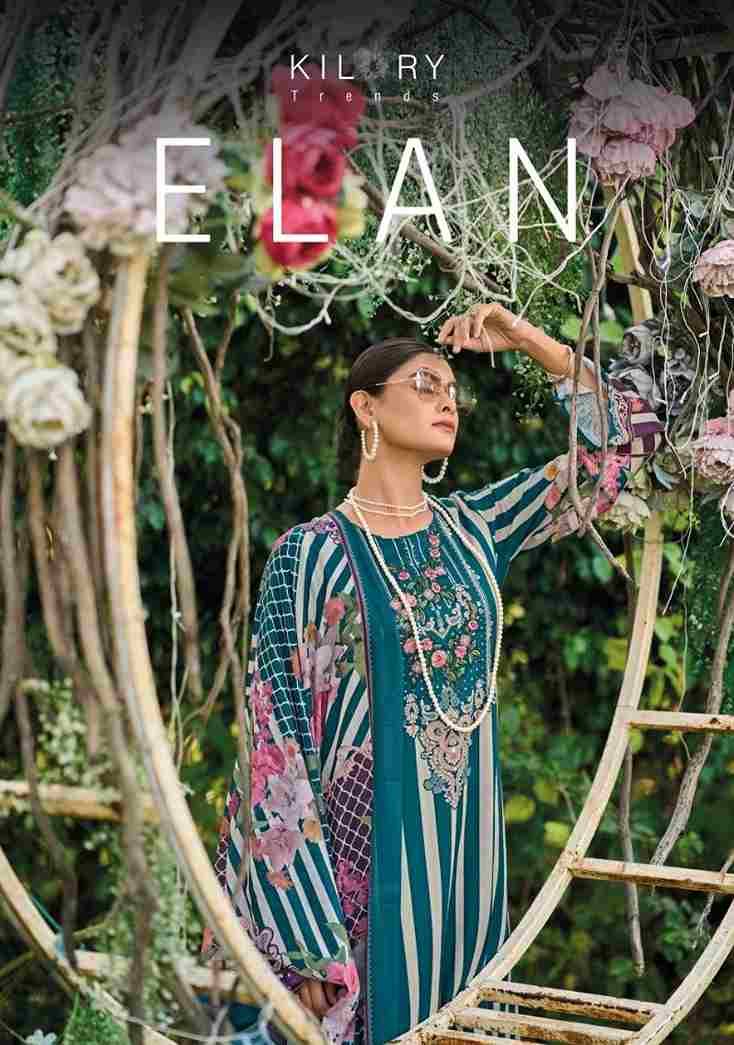 Elan By Kilory 601 To 606 Series Beautiful Festive Suits Stylish Colorful Fancy Casual Wear & Ethnic Wear Pashmina Print Dresses At Wholesale Price