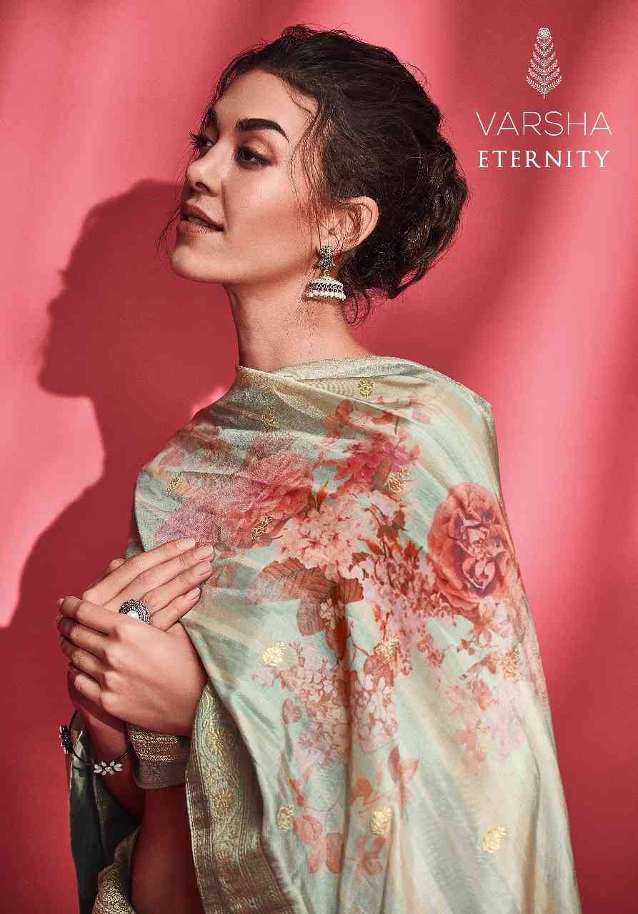 Eternity By Varsha 501 To 503 Series Indian Traditional Wear Collection Beautiful Stylish Fancy Colorful Party Wear & Occasional Wear Viscose Sarees At Wholesale Price