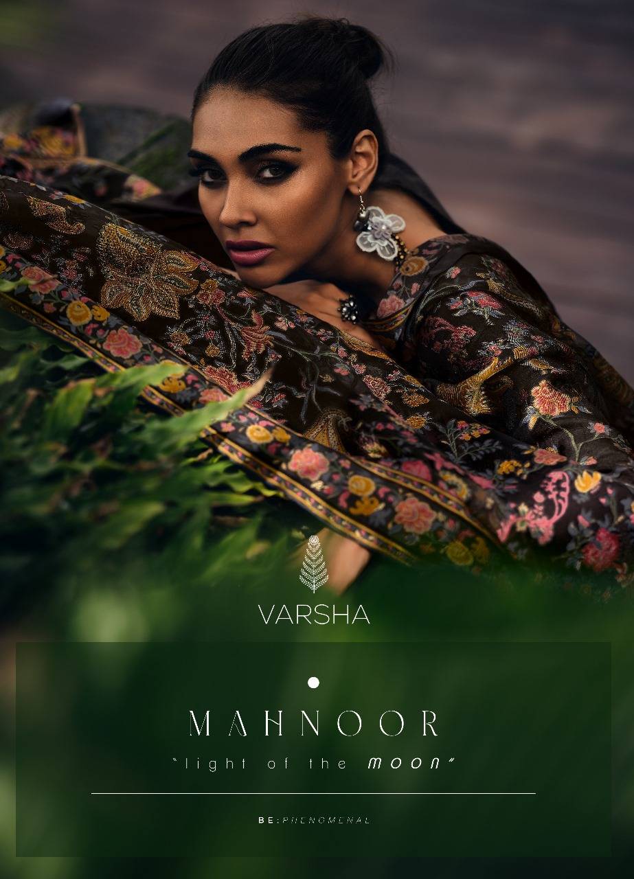 Mahnoor By Varsha 01 To 08 Series Beautiful Festive Suits Colorful Stylish Fancy Casual Wear & Ethnic Wear Muslin Embroidered Dresses At Wholesale Price