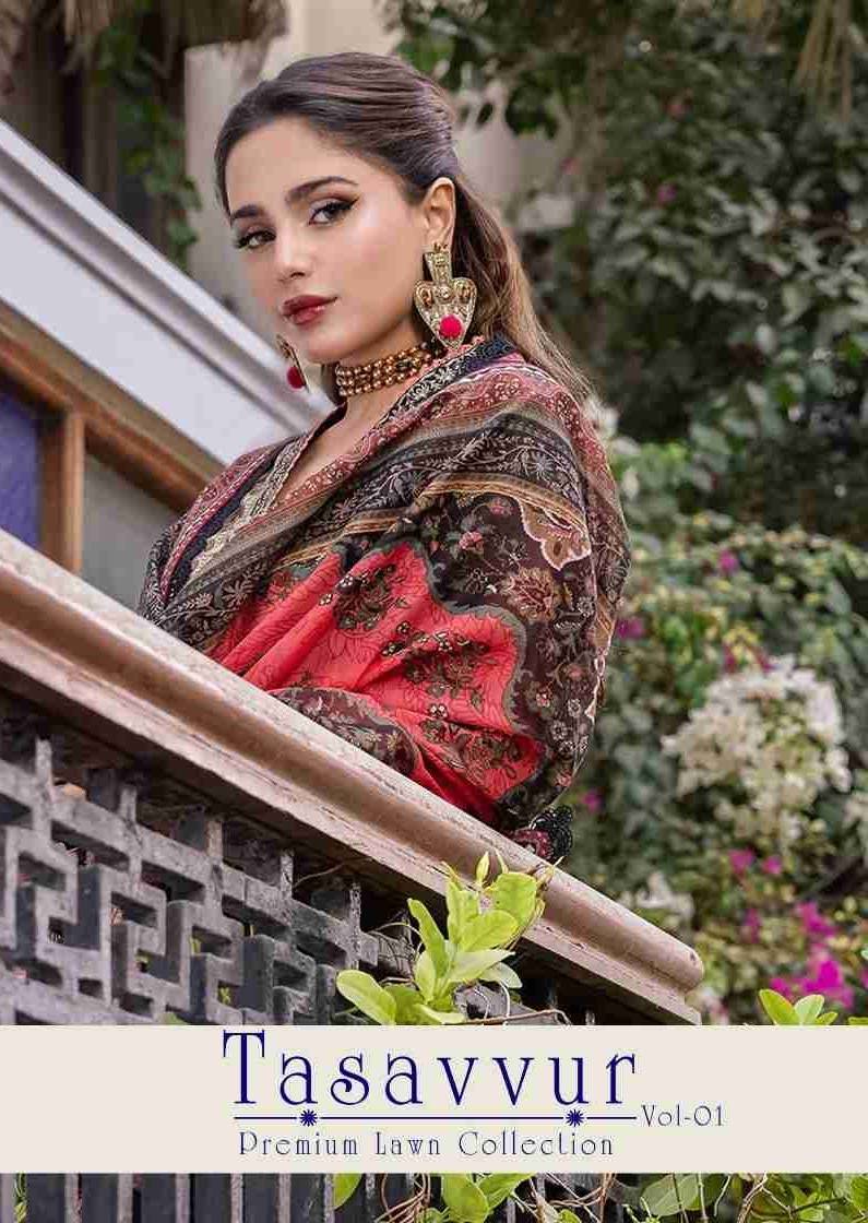 Tasavvur Vol-1 By Fashid Wholesale 1001 To 1006 Series Beautiful Festive Suits Stylish Fancy Colorful Casual Wear & Ethnic Wear Pure Cotton Print Dresses At Wholesale Price