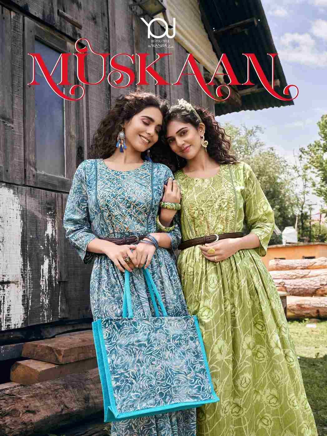 Muskaan By You 4001 To 4006 Series Beautiful Stylish Fancy Colorful Casual Wear & Ethnic Wear Pure Mal Cotton Print Gowns At Wholesale Price