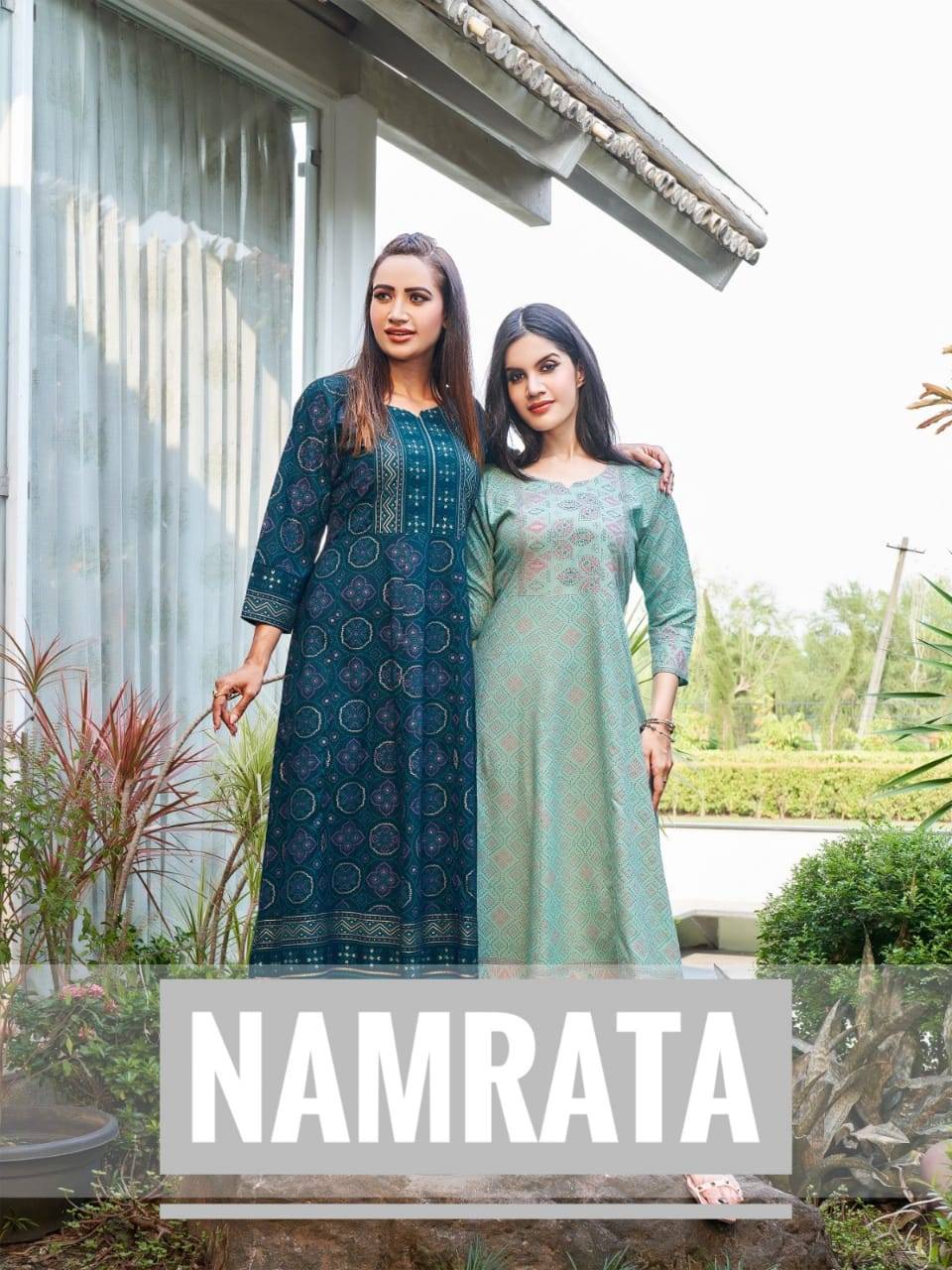 Namrata By Rangjyot Fashion 1001 To 1010 Series Beautiful Stylish Fancy Colorful Casual Wear & Ethnic Wear Pure Rayon Print Gowns At Wholesale Price