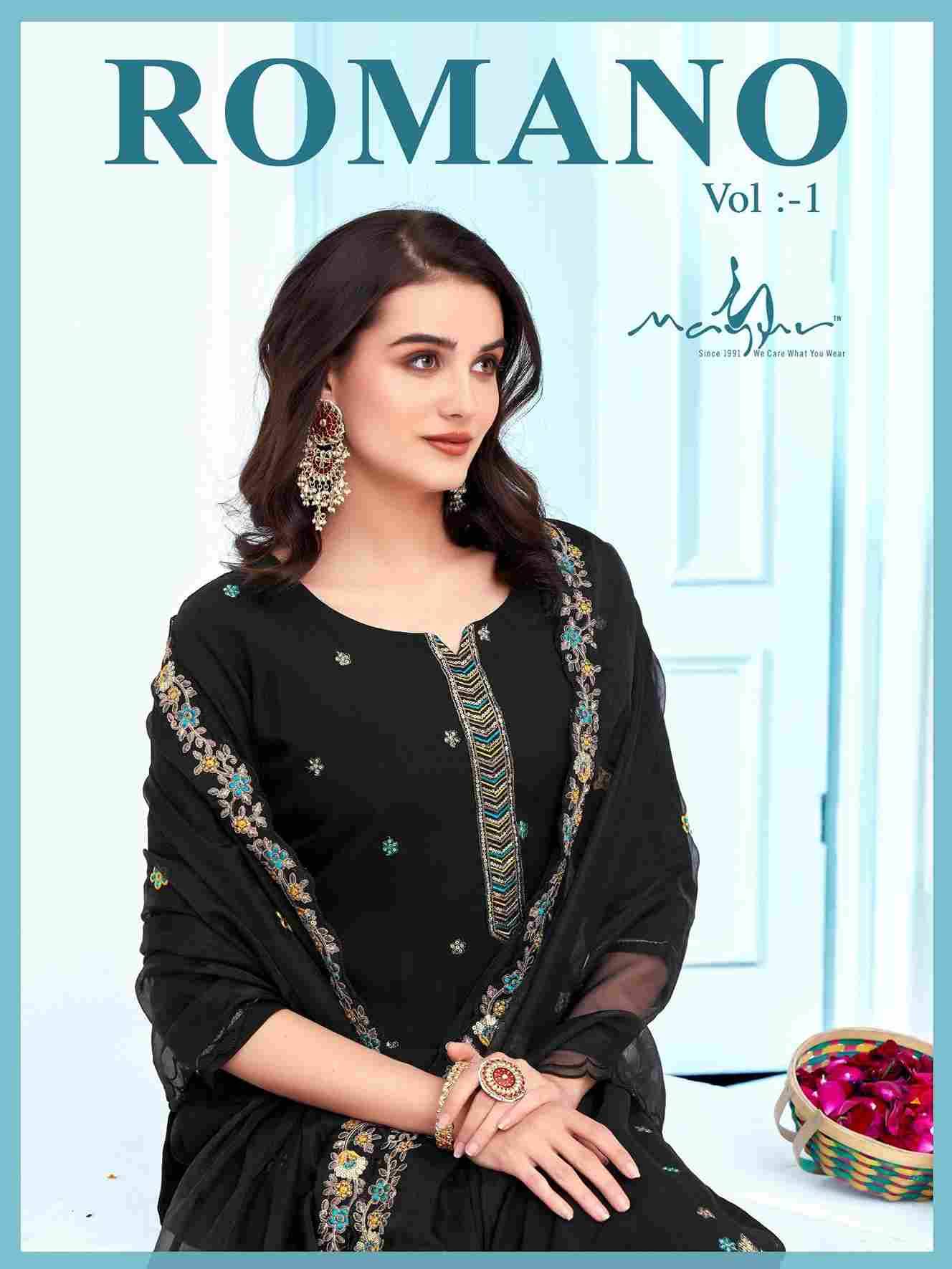 Romano Vol-1 By Mayur 1 To 5 Series Beautiful Festive Suits Colorful Stylish Fancy Casual Wear & Ethnic Wear Silk Dresses At Wholesale Price