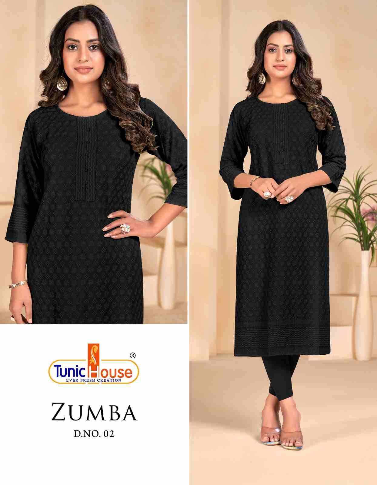 Zumba By Tunic House 01 To 15 Series Designer Stylish Fancy Colorful Beautiful Party Wear & Ethnic Wear Collection Viscose Rayon Kurtis At Wholesale Price