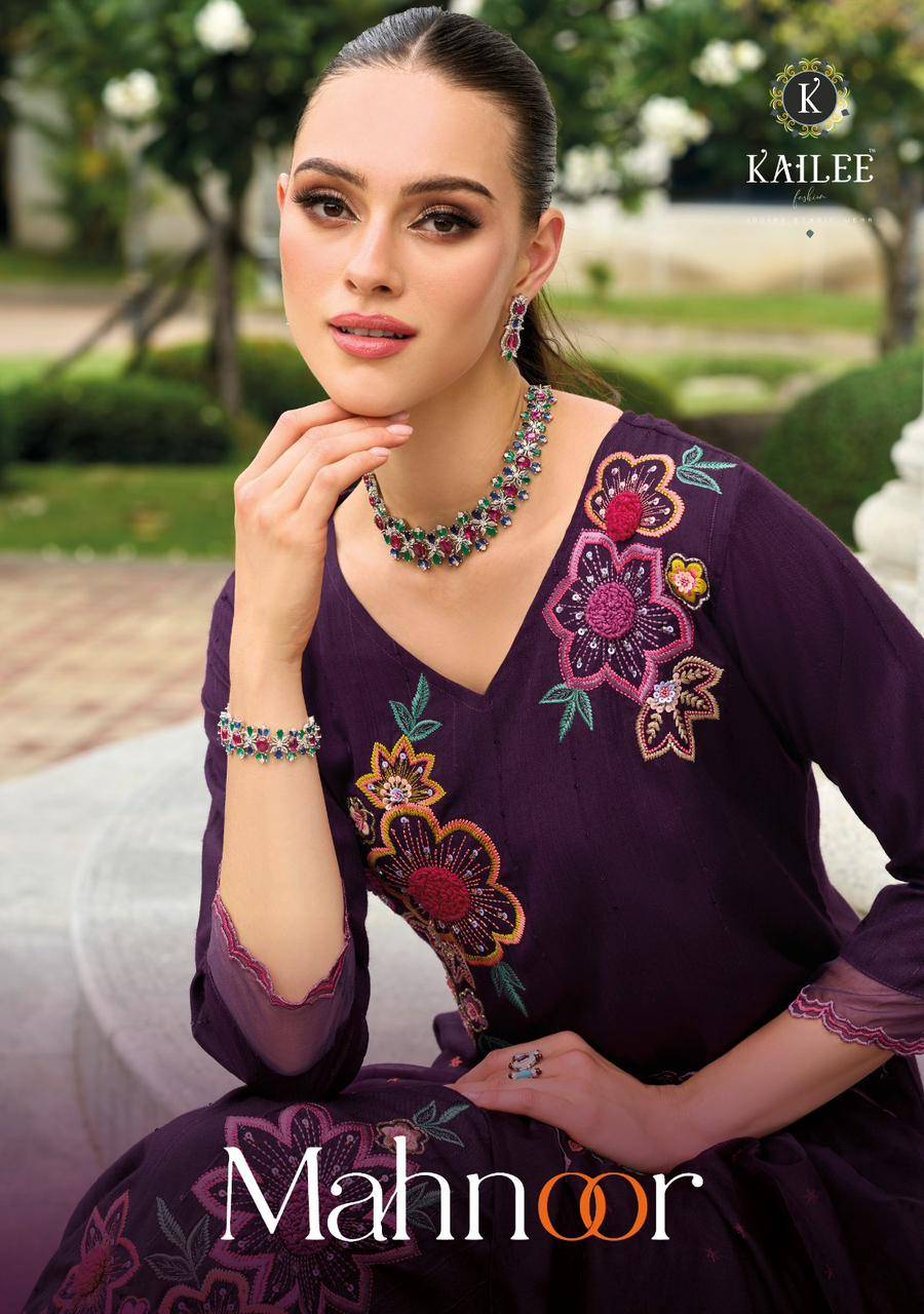 Mahnoor By Kailee 42411 To 42416 Series Beautiful Festive Suits Stylish Fancy Colorful Casual Wear & Ethnic Wear Pure Viscose Dresses At Wholesale Price