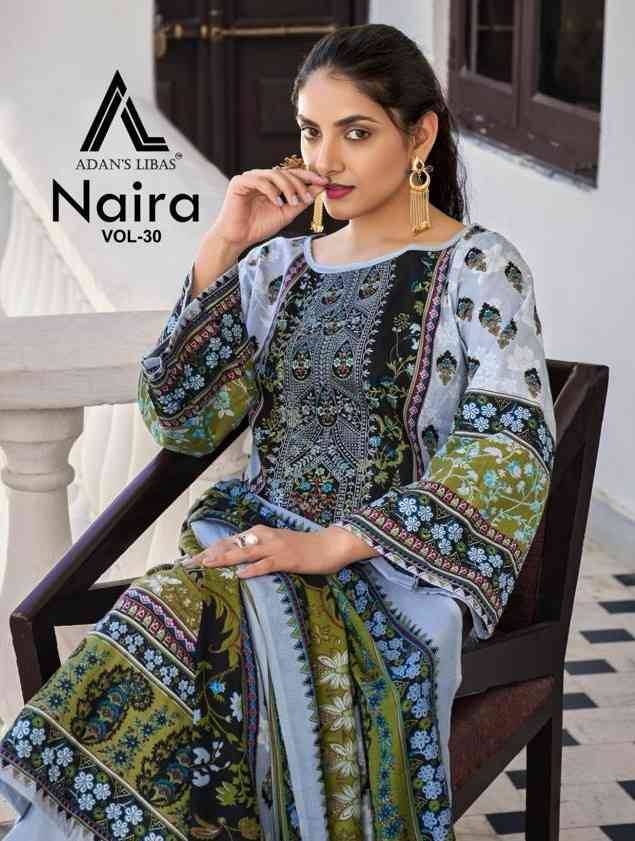 Naira Vol-30 By Adans Libas 30001 To 30010 Series Beautiful Festive Suits Stylish Fancy Colorful Casual Wear & Ethnic Wear Pure Cotton Print Dresses At Wholesale Price