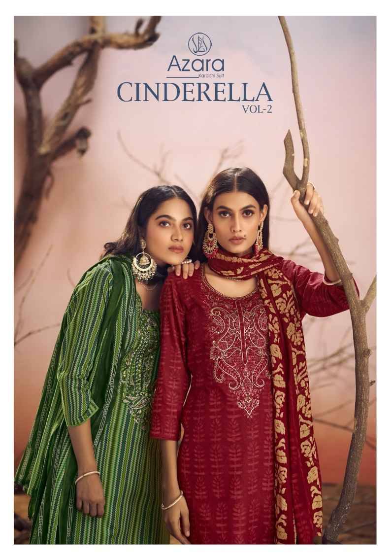 Cinderella Vol-2 By Radhika Fashion 85001 To 85006 Designer Festive Suits Collection Beautiful Stylish Fancy Colorful Party Wear & Occasional Wear Jam Cotton Print With Work Dresses At Wholesale Price