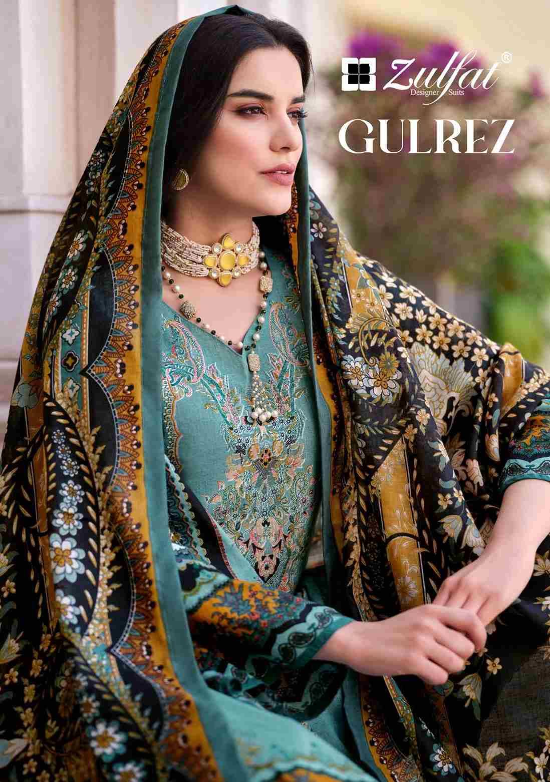 Gulrez By Zulfat 534-001 To 534-008 Series Beautiful Festive Suits Stylish Fancy Colorful Casual Wear & Ethnic Wear Pure Cotton Print Dresses At Wholesale Price