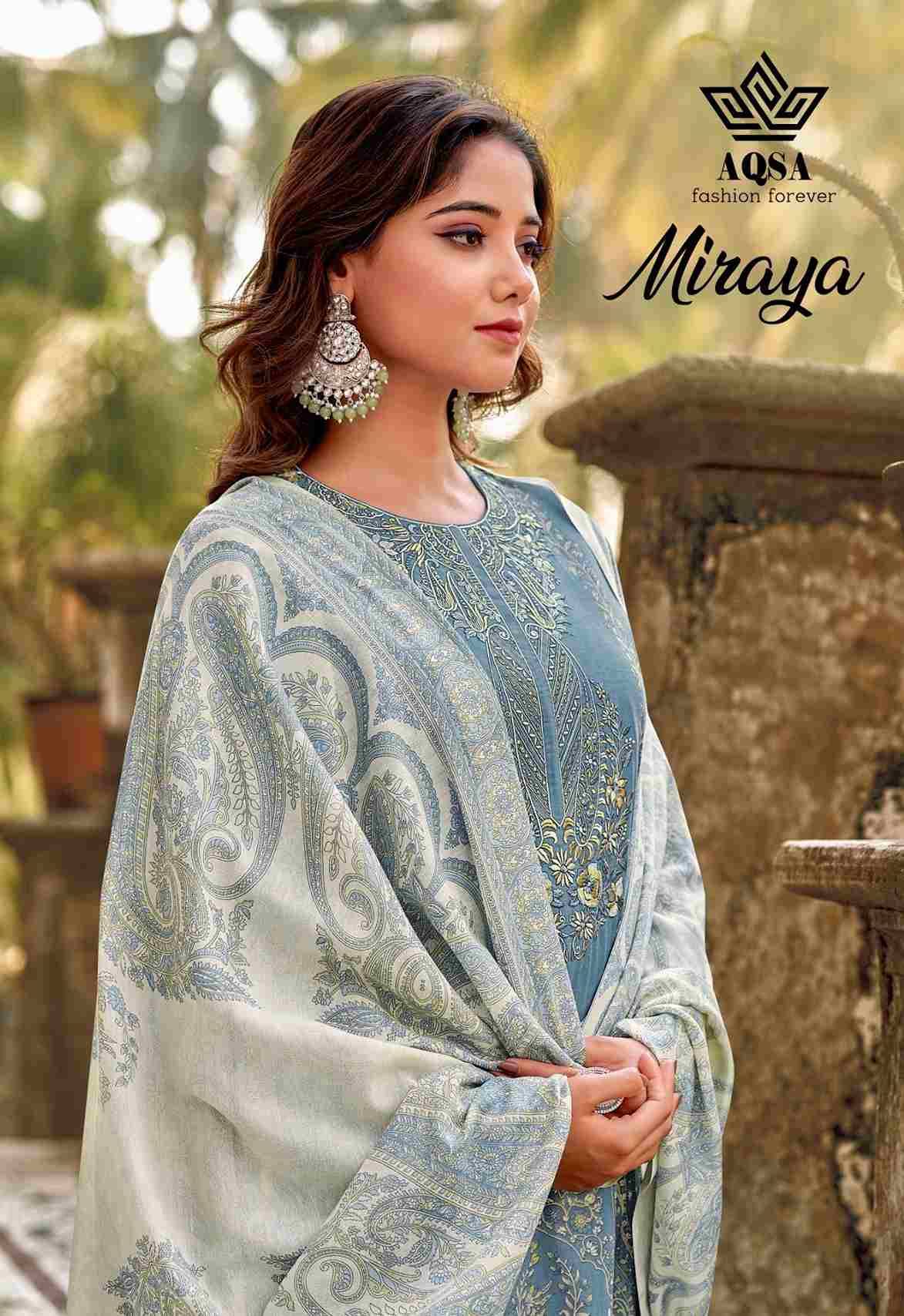 Miraya By Aqsa 1001 To 1006 Series Beautiful Stylish Festive Suits Fancy Colorful Casual Wear & Ethnic Wear & Ready To Wear Pure Cambric Cotton Print Dresses At Wholesale Price