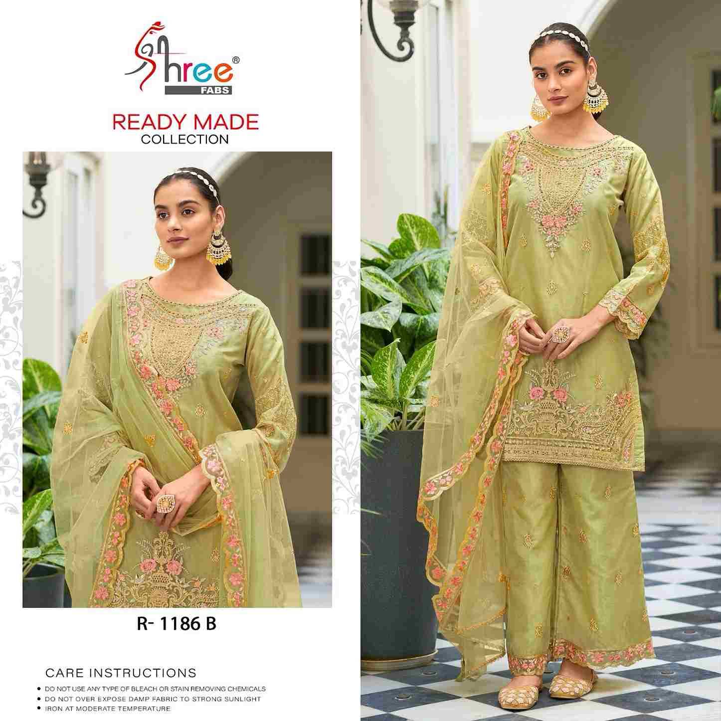 Shree Fabs Hit Design R-1186 Colours By Shree Fabs R-1186-A To R-1186-D Series Pakistani Suits Beautiful Fancy Colorful Stylish Party Wear & Occasional Wear Chiffon Embroidery Dresses At Wholesale Price