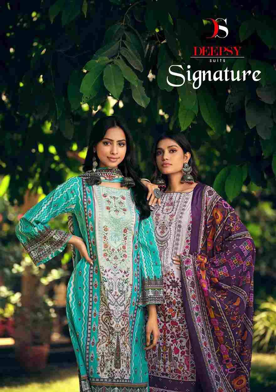 Signature By Deepsy Suits 23001 To 23007 Series Designer Pakistani Suits Beautiful Stylish Fancy Colorful Party Wear & Occasional Wear Pure Cotton Dresses At Wholesale Price