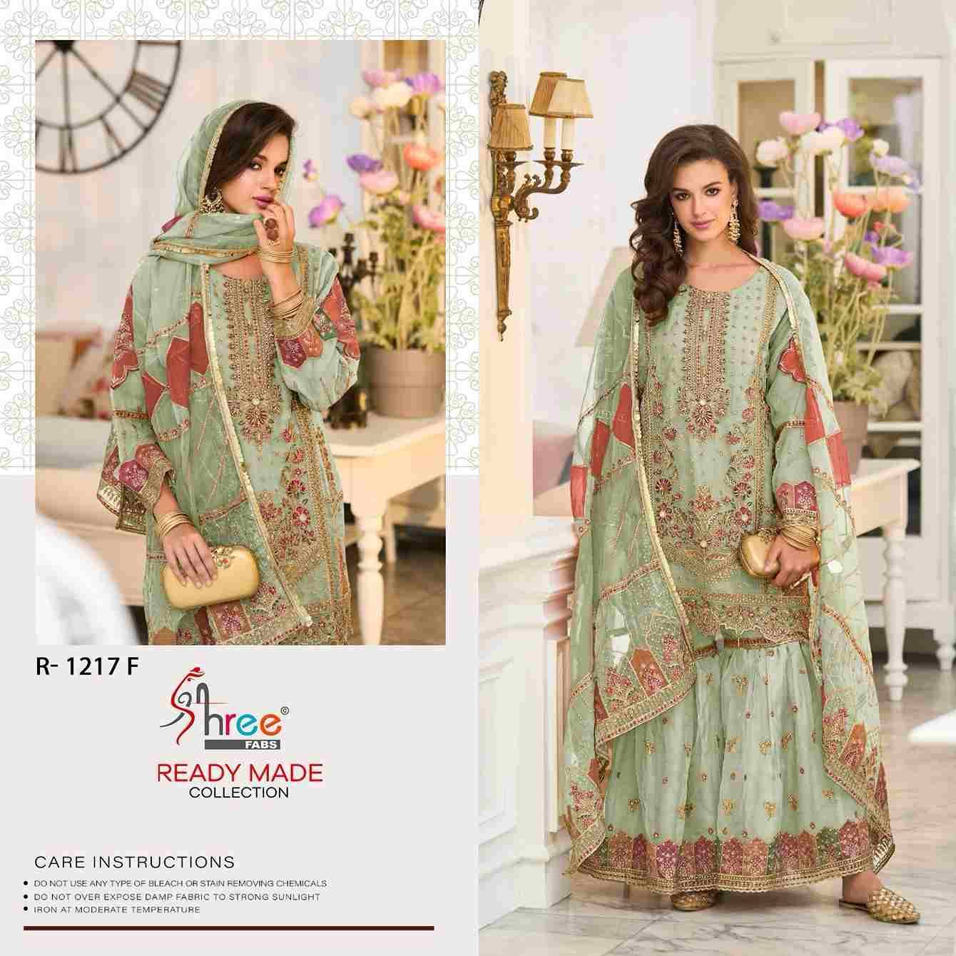Shree Fabs Hit Design R-1217 Colours Vol-2 By Shree Fabs R-1217-E To R-1217-H Series Pakistani Suits Beautiful Fancy Colorful Stylish Party Wear & Occasional Wear Organza Embroidery Dresses At Wholesale Price