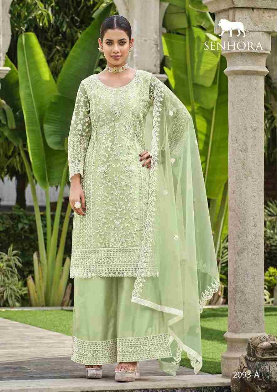 Vedika Vol-2 By Senhora Dresses Designer Festive Suits Collection Beautiful Stylish Fancy Colorful Party Wear & Occasional Wear Pure Net Dresses At Wholesale Price