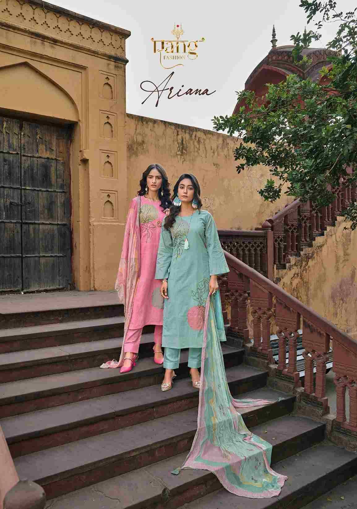 Ariana By Rang Fashion 1001 To 1004 Series Beautiful Festive Suits Colorful Stylish Fancy Casual Wear & Ethnic Wear Lawn Cotton Dresses At Wholesale Price