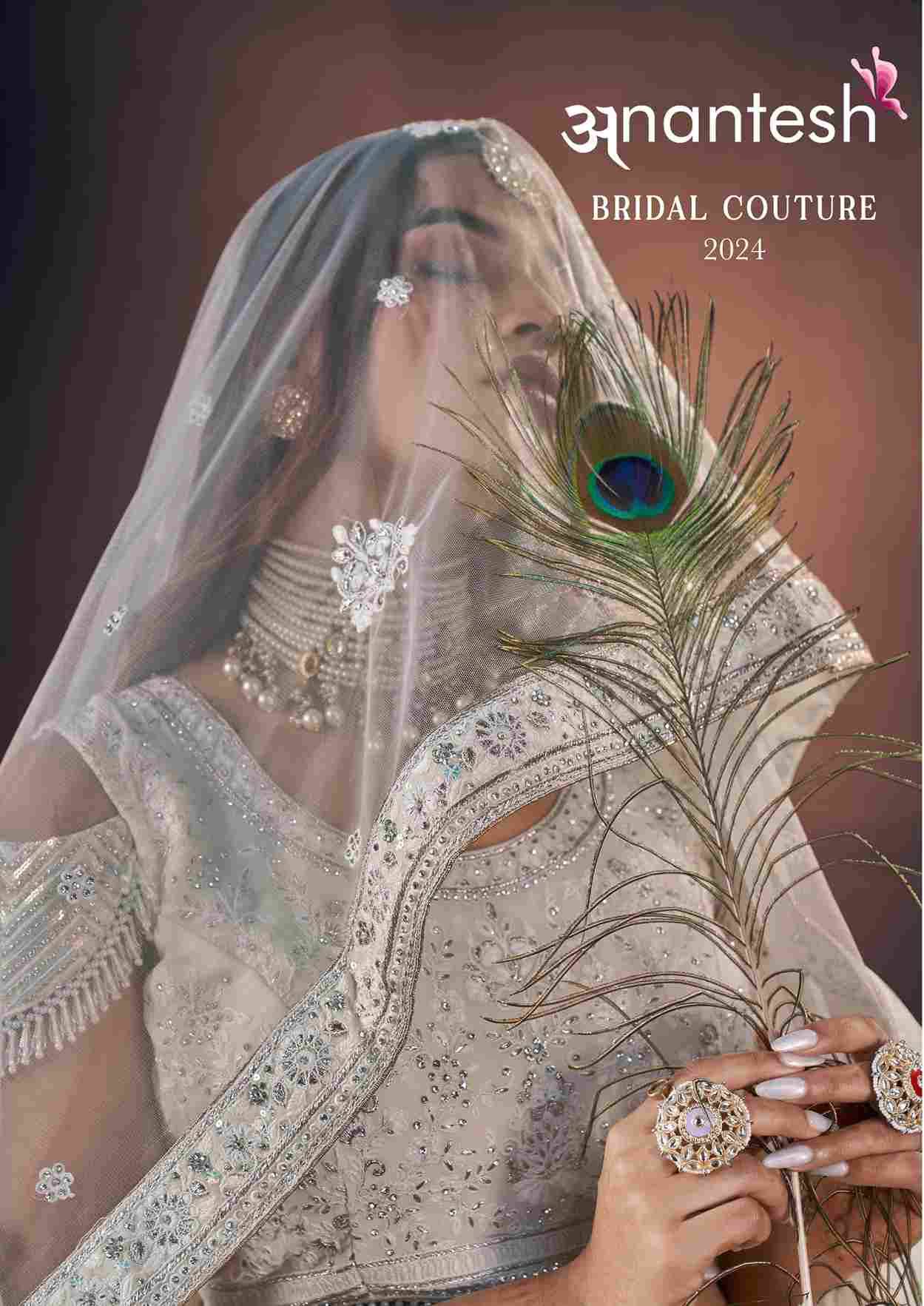 Bridal Couture-2024 By Anantesh Lifestyle 9001 To 9005 Series Beautiful Colorful Fancy Wedding Collection Occasional Wear & Party Wear Net Lehengas At Wholesale Price