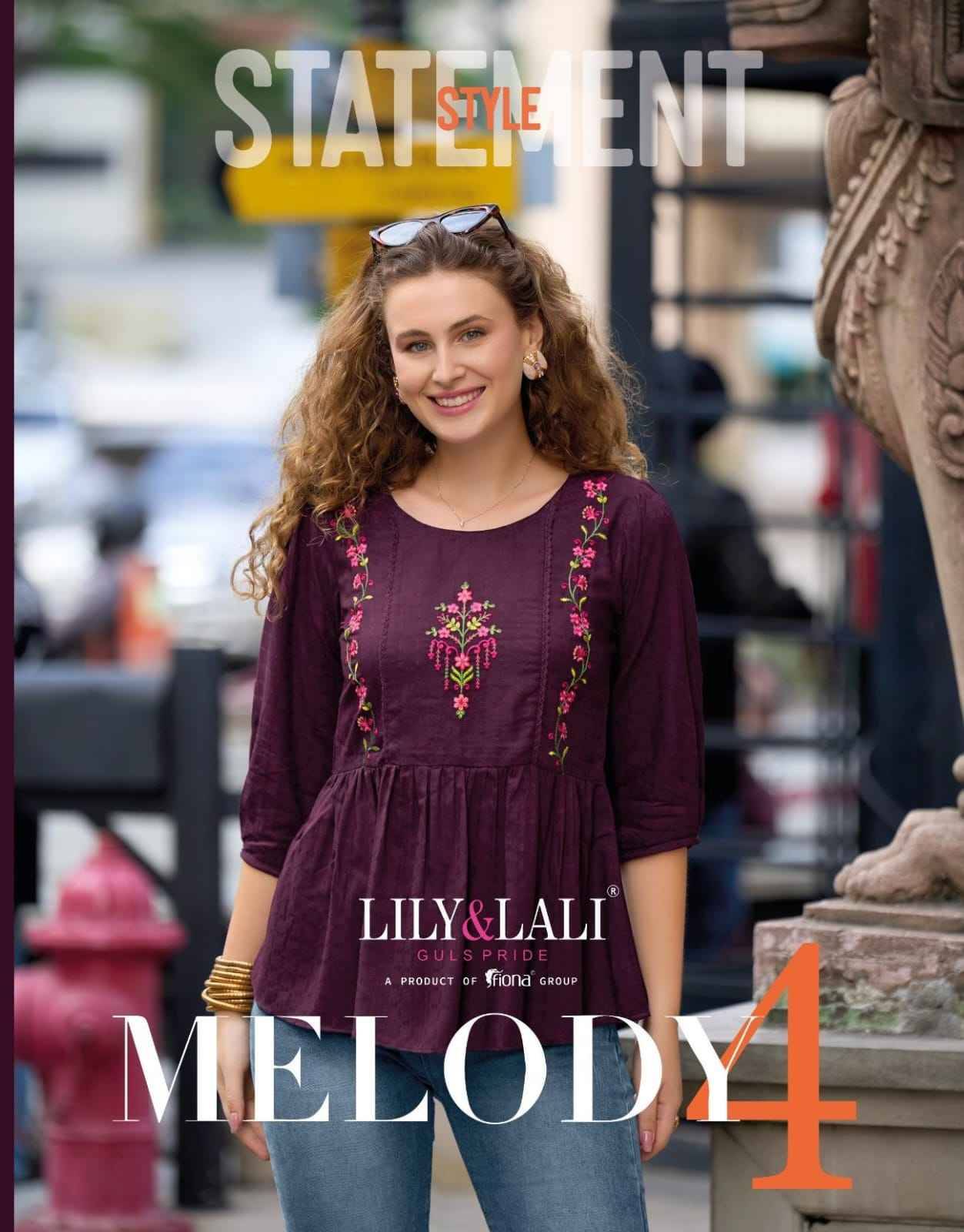 Melody Vol-4 By Lily And Lali 18101 To 18108 Series Designer Stylish Fancy Colorful Beautiful Party Wear & Ethnic Wear Collection Viscose Rayon Tops At Wholesale Price