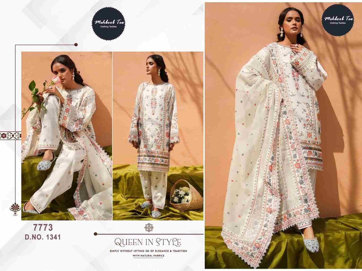 Mehboob Tex Hit Design 1341 By Mehboob Tex Pakistani Suits Beautiful Fancy Colorful Stylish Party Wear & Occasional Wear Cotton Embroidery Dresses At Wholesale Price