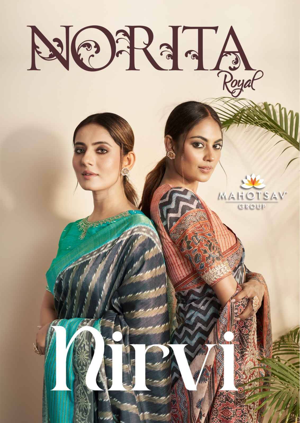 Nirvi By Mahotsav Creation Indian Traditional Wear Collection Beautiful Stylish Fancy Colorful Party Wear & Occasional Wear Handloom Silk Sarees At Wholesale Price