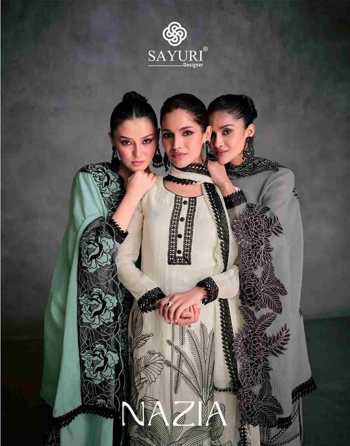 Nazia By Sayuri 5462 To 5465 Series Beautiful Colorful Stylish Fancy Casual Wear & Ethnic Wear Organza Silk Embroidered Dresses At Wholesale Price